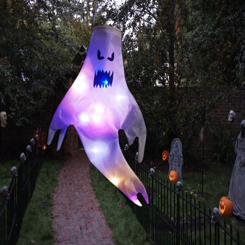 Large Led Halloween Ghost Outdoor Light