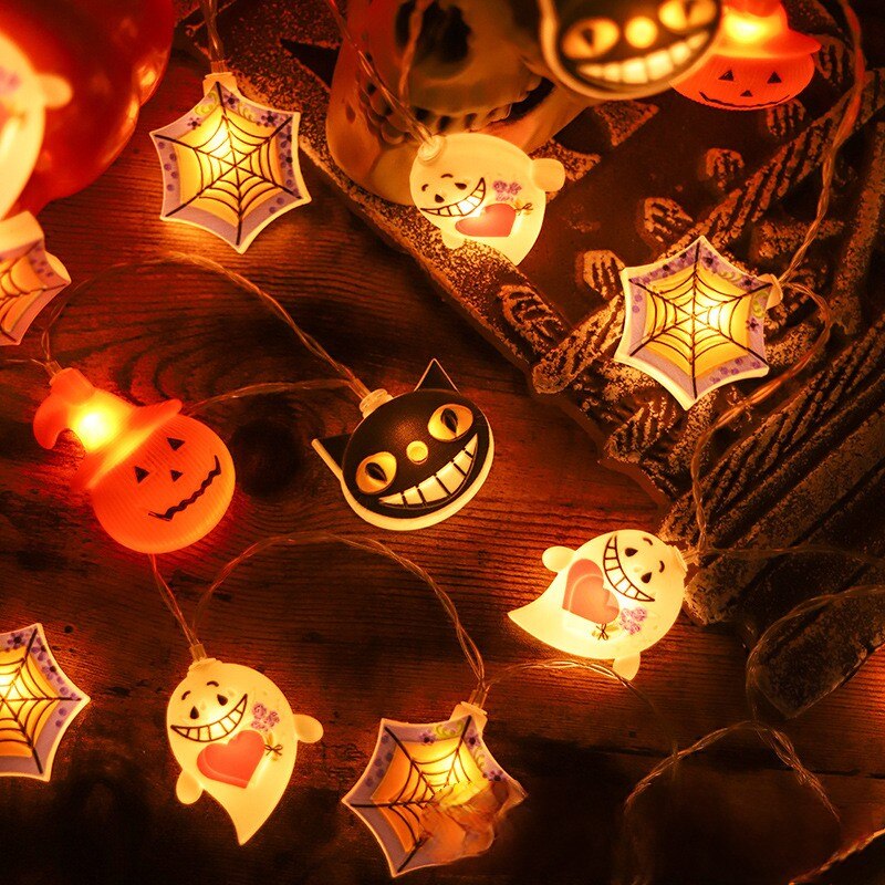 Led Halloween Light String Pumpkin