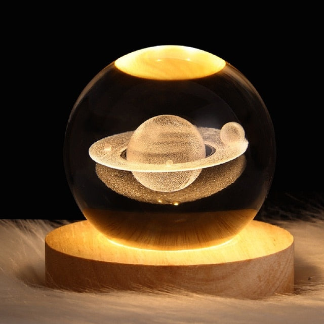 SPACE - Laser Engraved Lamp