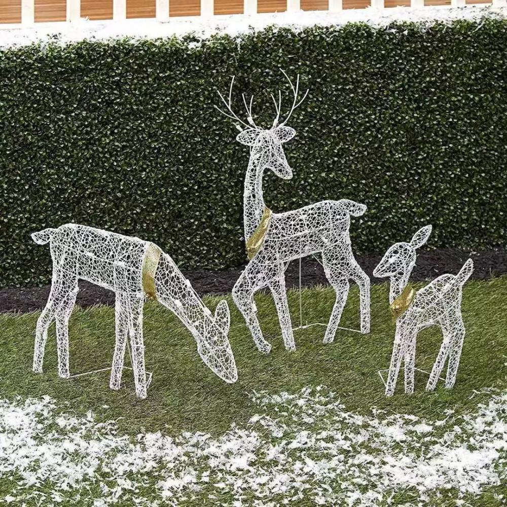 WINTY - Outdoor Yard Metal Led Luminous Christmas Ornaments