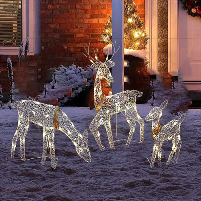 WINTY - Outdoor Yard Metal Led Luminous Christmas Ornaments
