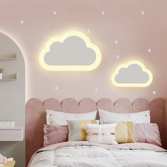 Cloddy - Modern Clouds Wall Lamp for Kids' Bedroom