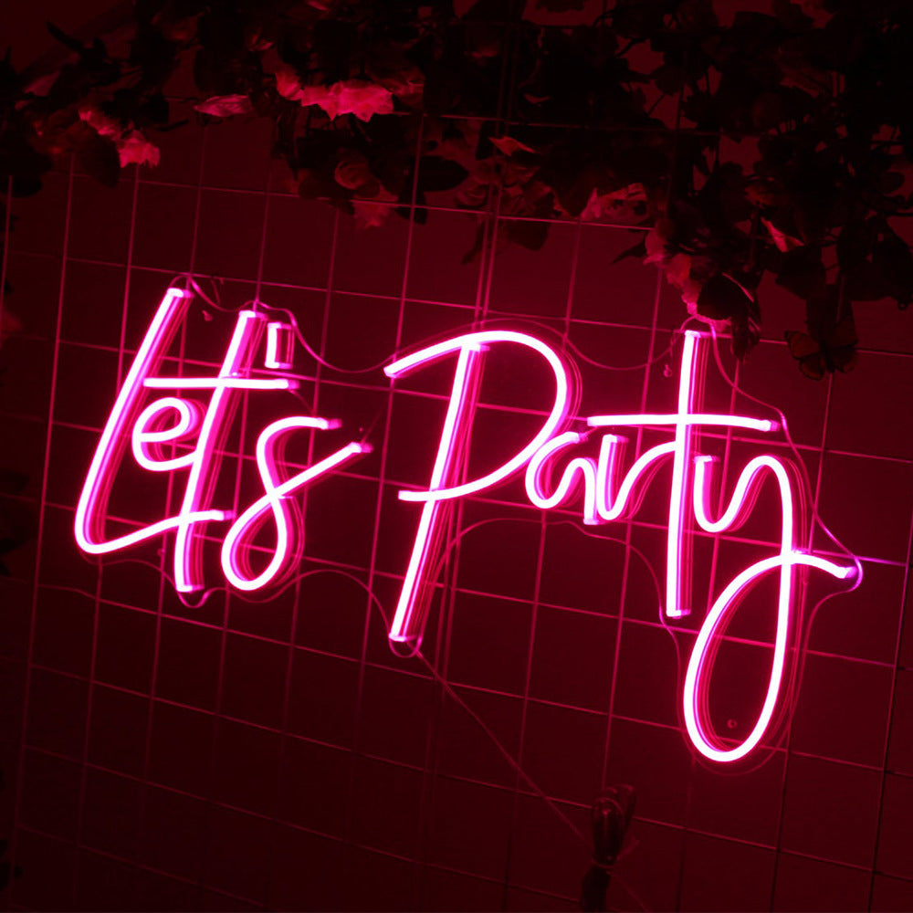 Lets Party - Neon Sign