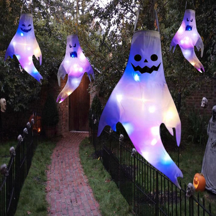 Large Led Halloween Ghost Outdoor Light